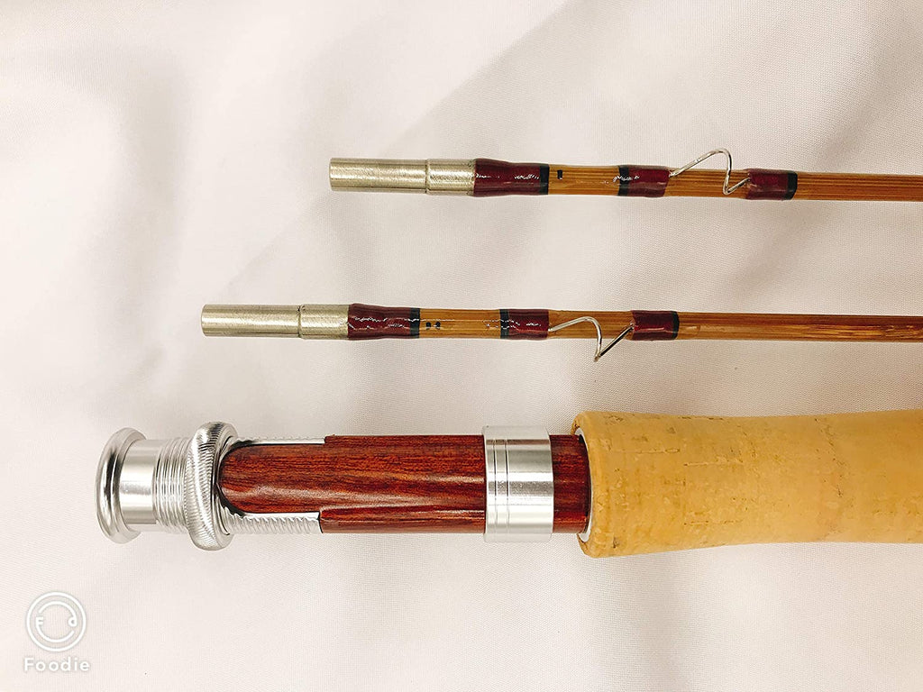ZHUSRODS Dual Purpose Bamboo Fishing Rods 7 ft ~ 4 wt / 2 piece