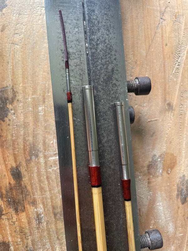 Bamboo Tenkara fishing rod.