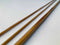 Flamed Bamboo Fly Rod Blanks two piece one tip.Ferruled.