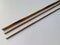 Flamed Bamboo Fly Rod blanks two piece one tip,Unferruled.