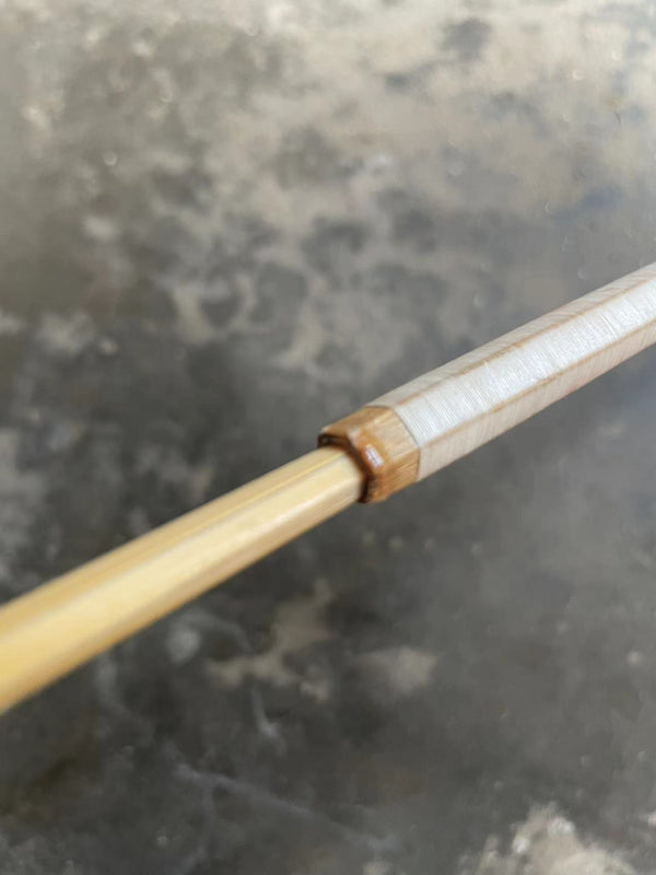 HOLLOW BUILD with Bamboo FERRULES Split Cane Fly Rod Blanks two piece two tips.