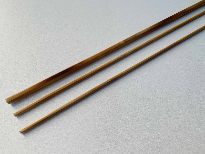 ZHUSROD Flamed Bamboo Fly Rod Blanks Unferruled