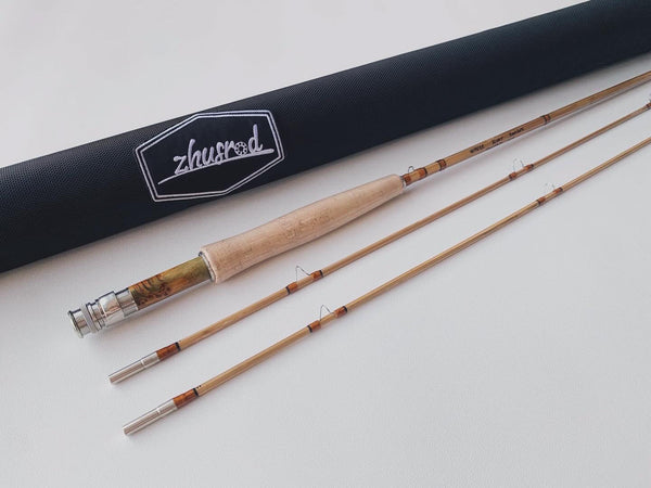 ZHUSROD Bamboo Fly Rod - Garrison 202E - 7ft 2 piece 4wt