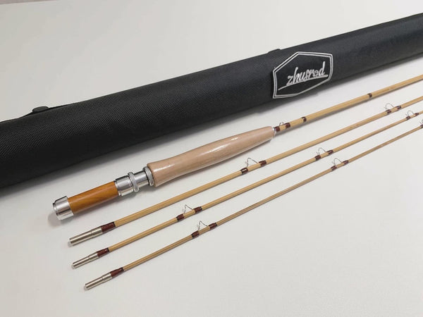 ZHUSROD Bamboo Fly Rod - Granger Favorite - 9 ft 3 piece 6 wt