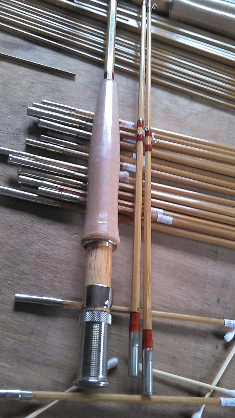 ZHUSRODS Dual Purpose Bamboo Fishing Rods 7 ft ~ 4 wt / 2 piece